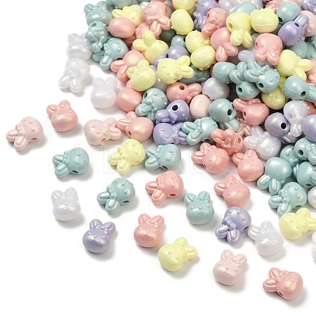 UV Plating Opaque Acrylic Beads OACR-B031-39-1