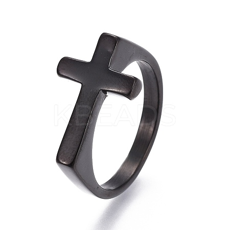 304 Stainless Steel Finger Rings RJEW-O032-12B-19mm-1