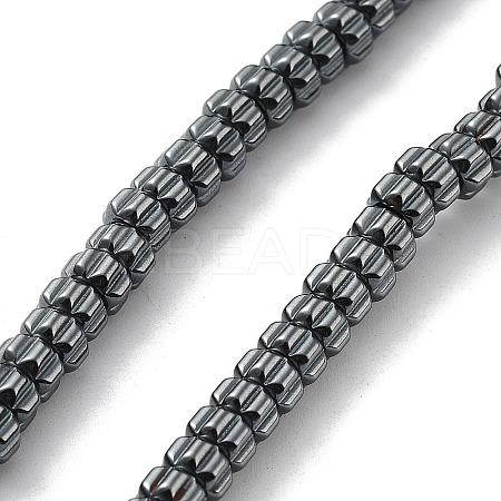 Synthetic Non-Magnetic Hematite Beads Strands G-H303-B12-1