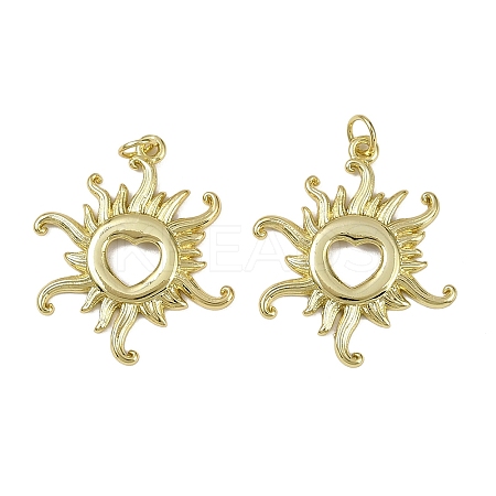 Brass Pendants KK-I358-021G-1