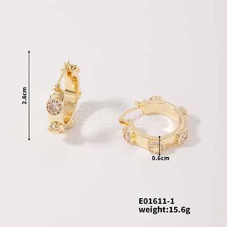 Fashionable Hoop Earrings MZ8144-1