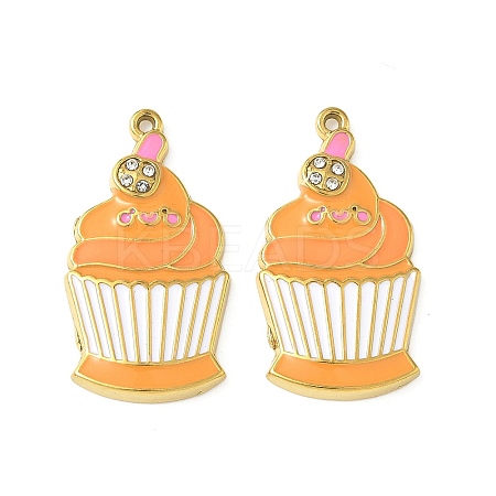 304 Stainless Steel Enamel Pendants STAS-I346-13G-02-1