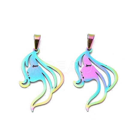 304 Stainless Steel Pendants STAS-Z123-06RC-1