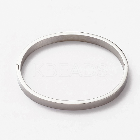 Non-Tarnish 304 Stainless Steel Bangles LS-STAS-I169-03A-P-1