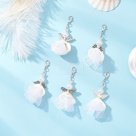 Shell Pendant Docorations HJEW-JM03702-1