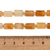 Natural Yellow Hematoid Quartz/Golden Healer Quartz Beads Strands GG-CBA5B6F-F01-01-4