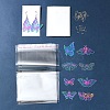 DIY Butterfly 201 Stainless Steel Etched Metal Embellishments Dangle Earring Jewelry Making Kits DIY-FS0007-47-8