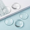 Transparent Glass Cabochons X-GGLA-R026-35mm-8