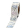 Heart Shaped Laser Stickers Roll LS-DIY-K027-G01-2