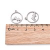 Non-Tarnish 201 Stainless Steel Laser Cut Pendants LS-STAS-S105-T901-1S-4