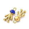304 Stainless Steel Enamel Pendants STAS-B085-26G-2