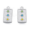 304 Stainless Steel Pendants STAS-N098-156P-3