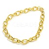 Fashionable 304 Stainless Steel Side Twisted Chain Bracelets STAS-A028-B074G-1