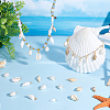 20Pcs Natural Cultured Freshwater Pearl & 60Pcs 6 Styles Natural Mixed Shell Findings Kits PALLOY-PH01891-4