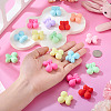 24Pcs 8 Styles Cherry Food Grade Eco-Friendly Silicone Focal Beads SIL-TA0003-06-6