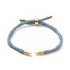 Nylon Cord Silder Bracelets MAK-C003-03G-19-4