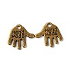 Tibetan Style Alloy Charms MLF0073Y-NF-1