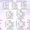 7Pcs 7 Styles Stainless Steel Locket Pendants FIND-NB0005-95-2