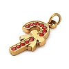 304 Stainless Steel Rhinestone Charms LS-FIND-I062-01G-07-2