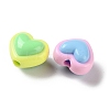 Two Tone Opaque Acrylic Beads X-SACR-I005-08C-2