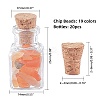 19Pcs Various Gemstone No Hole Chips in Bottles G-PH0034-50-2