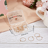 20Pcs Brass Hoop Earrings Findings KK-BBC0001-89B-7