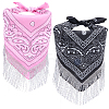 2Pcs 2 Colors Versatile Outdoor Cycling Bandana for Women OHAR-CY0001-21B-1
