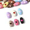 20Pcs 10 Colors Spray Painted Alloy Beads FIND-FS0004-62-2