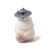 Flocking Opaque Resin Pendants RESI-G123-01Q-2