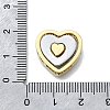 Brass Micro Pave Cubic Zirconia Pendants Set KK-V010-08GP-03-3