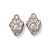 304 Stainless Steel Connector Charms STAS-N124-55P-1