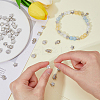 HOBBIEASY 310Pcs 8 Style CCB Plastic Beads CCB-HY0001-02-3