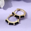 Brass Pave Cubic Zirconia Hoop Earrings EJEW-G471-09G-02-3