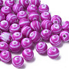 Opaque Striped Acrylic Beads MACR-S373-27D-02-7