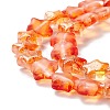 Transparent Glass Beads Strand X1-GLAA-F112-04F-4