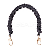 Imitation leather Braided Leather Handbag Handles FIND-WH0052-06-1