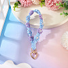 Cotton Braided Flower Pendant Decorations AJEW-TAC0030-032G-11-4