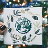4Pcs 4 Styles Christmas Theme PVC Plastic Clear Stamps DIY-PH0023-41-6