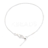 Brass Cable Chains Bracelets for Women BJEW-G735-09S-1