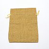 Burlap Packing Pouches Drawstring Bag ABAG-TAC0006-01A-2