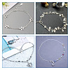 Anti-Tarnish 4Pcs 2 Style 925 Sterling Silver Spring Ring Clasps Sets STER-TA0001-05-8