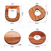 Resin & Wood Pendants RESI-CJ0001-42-4