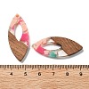 Resin and Walnut Pendants FIND-R051-12H-3