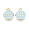 Alloy and Enamel Charms ENAM-T021-28C-1