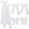 1Box Polyester Alloy Bowknot Hair Clips PHAR-CN0001-03-1