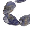 Natural Sodalite Beads Strands G-P548-B24-01-3