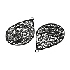 Spray Printed 430 Stainless Steel Pendants X-STAS-P359-01F-2