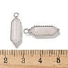 Natural Rose Quartz Faceted Double Terminal Pointed Pendants G-G181-05P-01-3