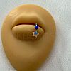 316L Surgical Stainless Steel with Acrylic Lip Rings FS-WG019E1-08-1