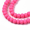 Handmade Polymer Clay Beads Strands X-CLAY-N008-053-09-3